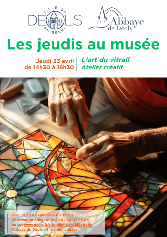 Les jeudis au musée - l'art du vitrail — visuel événement