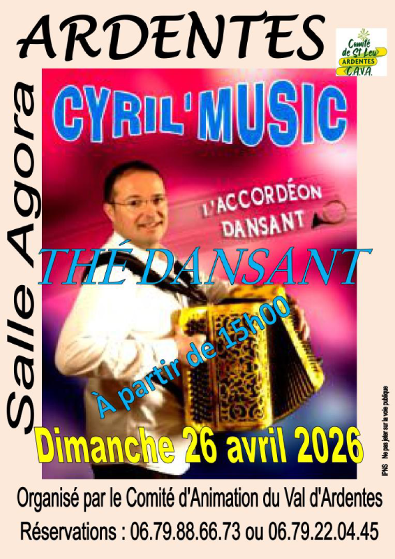 Thé dansant — visuel événement
