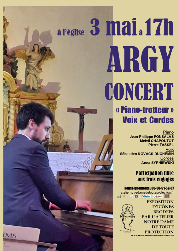Concert "Piano-trotteur" Voix et Cordes — visuel événement