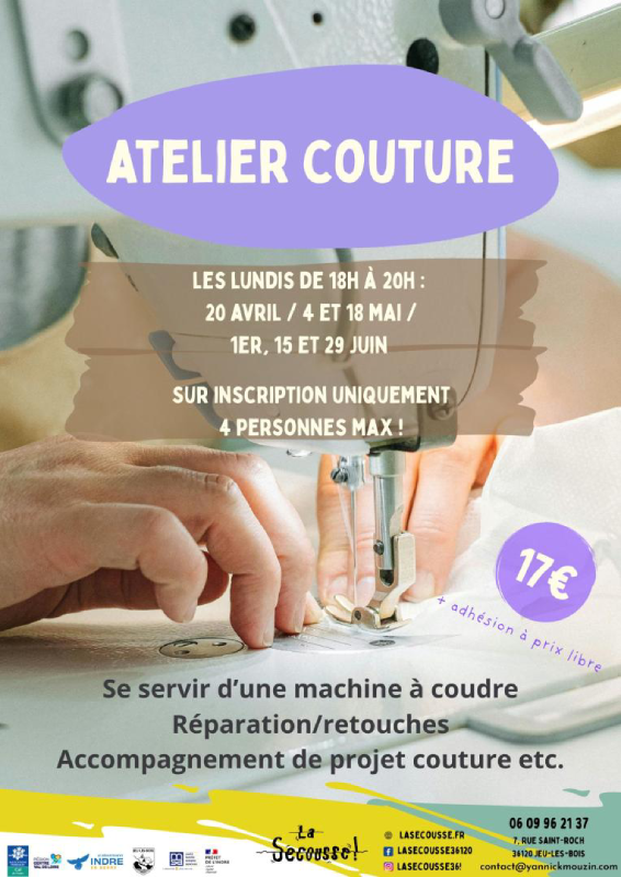 Atelier couture — visuel événement