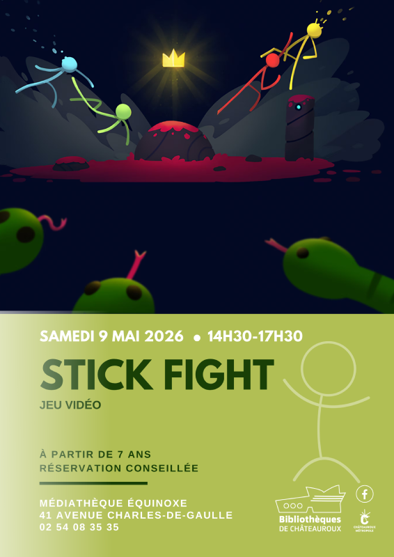 Jeu Vidéo : Stick Fight — visuel événement
