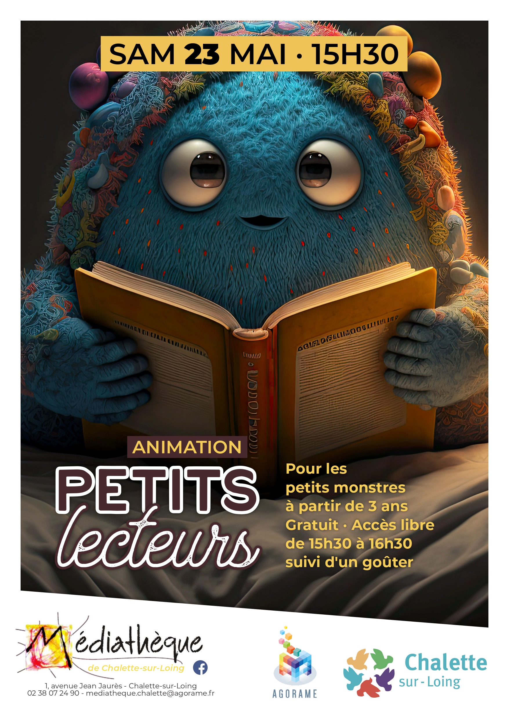 Chalette – Petits lecteurs — visuel événement