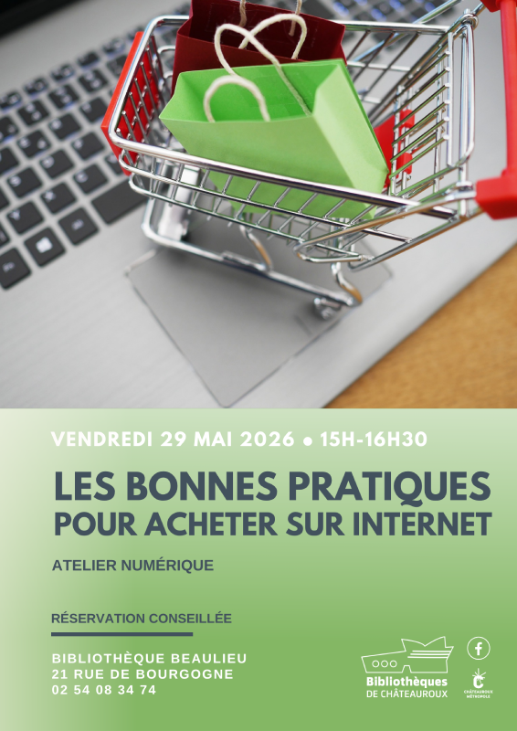 Atelier Numérique : Les bonnes pratiques pour acheter sur Internet — visuel événement