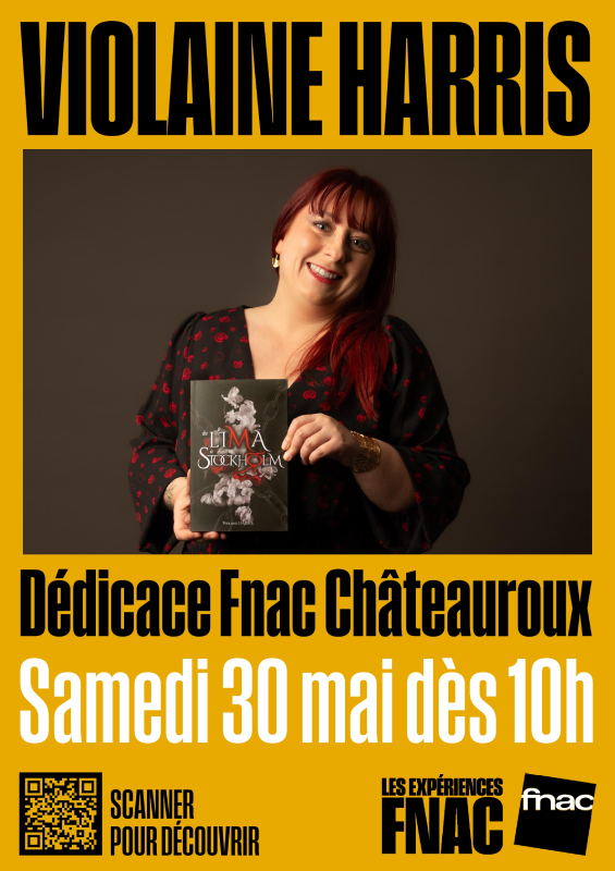 Dédicace de Violaine Harris — visuel événement