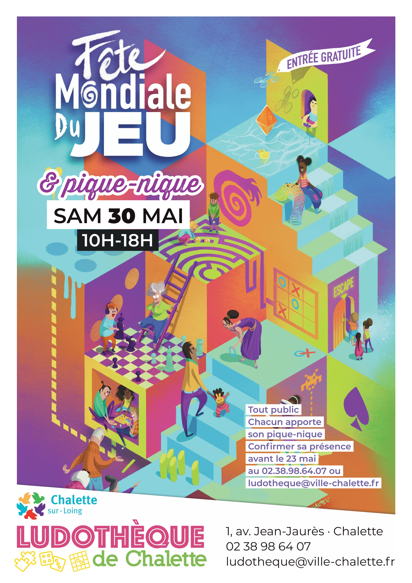 Fête Mondiale du Jeu & pique-nique — visuel événement