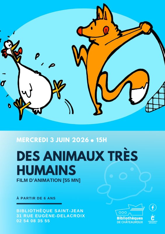 Film d'animation : Des animaux très humains — visuel événement