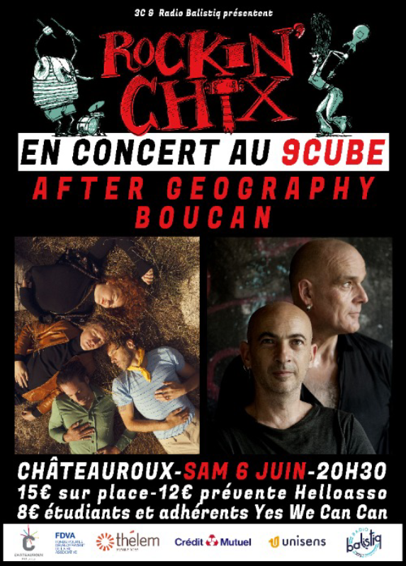 Concert : After Geography / Boucan — visuel événement