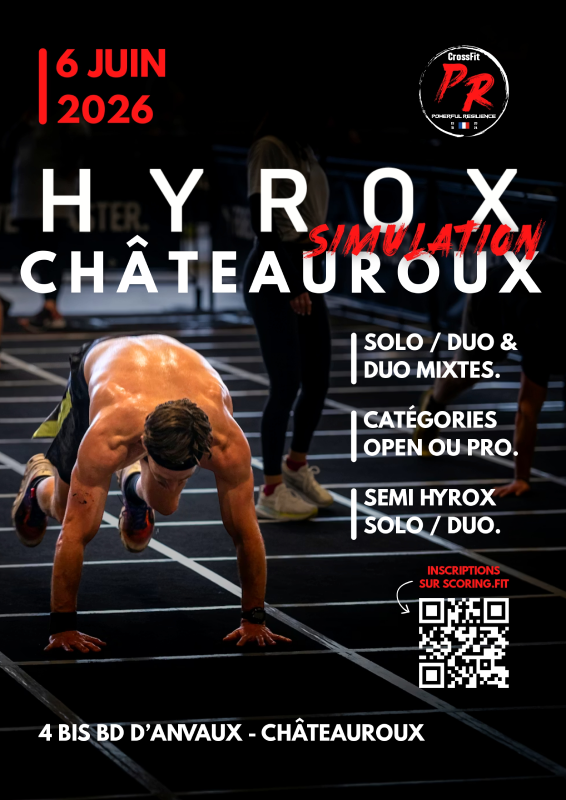 Hyrox Simulation Châteauroux — visuel événement