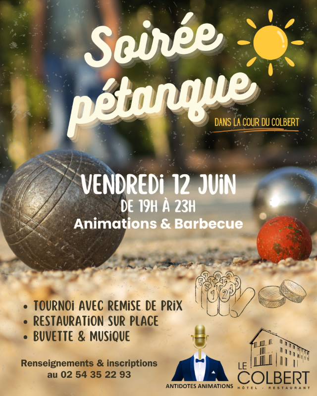 Soirée Pétanque — visuel événement
