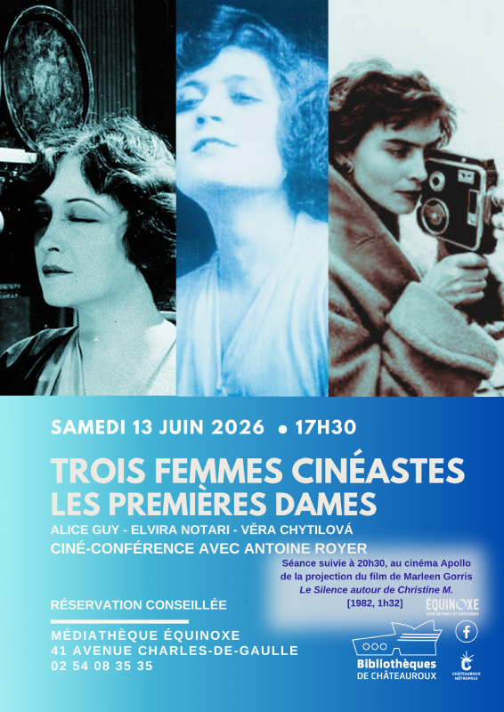 Trois femmes cinéastes : les premières dames — visuel événement