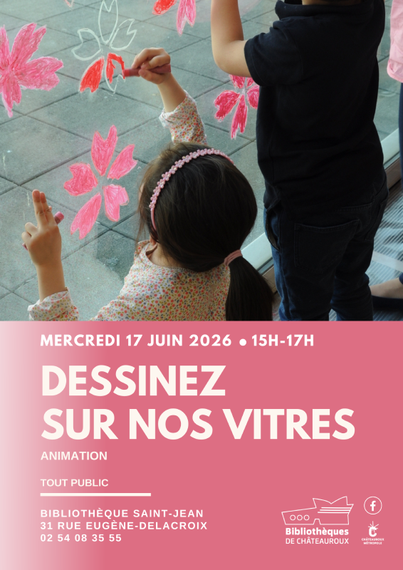Atelier : Dessinez sur les vitres — visuel événement