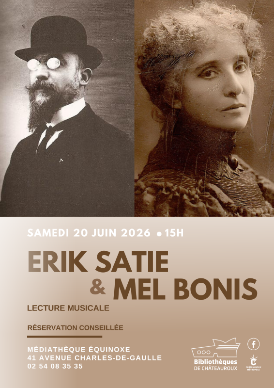 Lecture musicale : Erik Satie et Mel Bonis — visuel événement