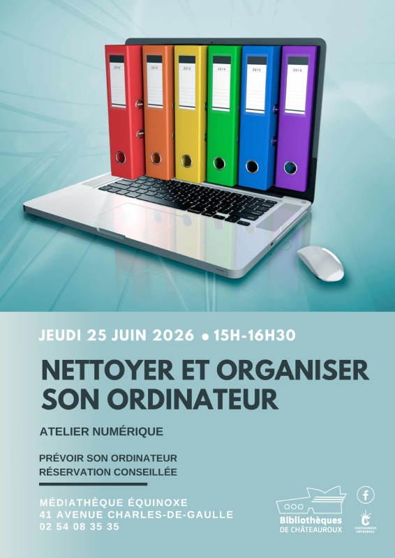 Atelier : Nettoyer et organiser son ordinateur — visuel événement