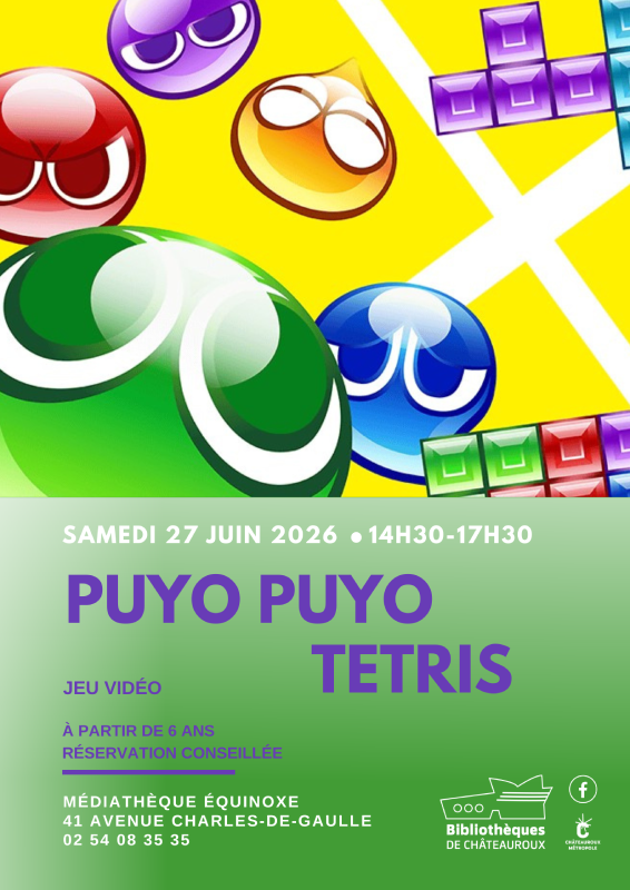 Jeu Vidéo : Puyo Puyo Tetris — visuel événement