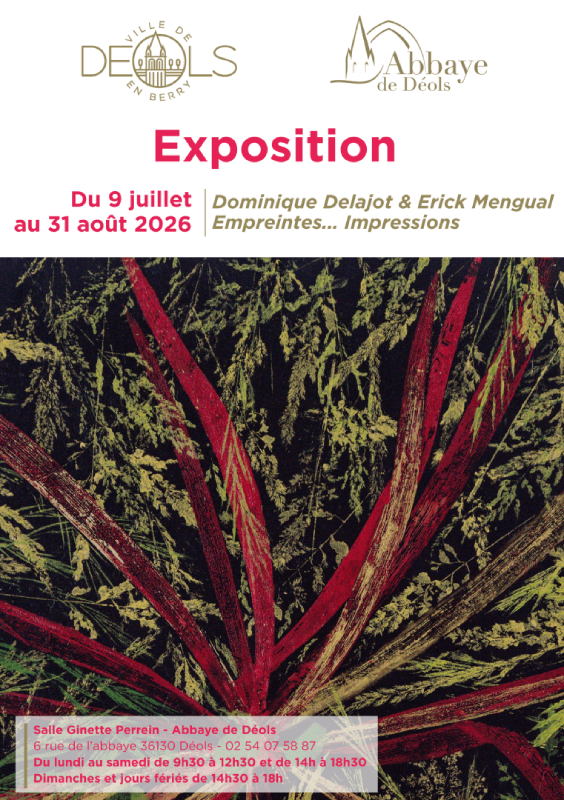 Exposition : Empreintes.. Impressions par Dominique DELAJOT et Erick MENGUAL
