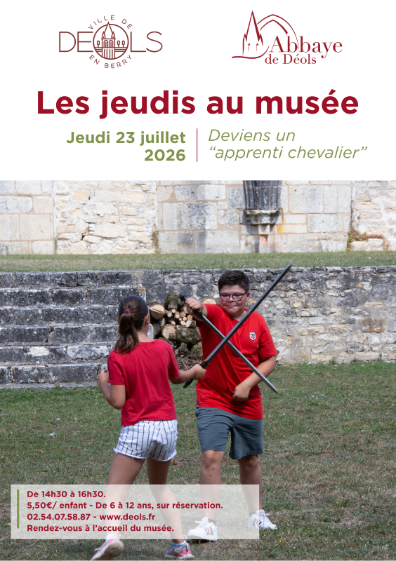 Les jeudis au musée : Deviens "un apprenti chevalier"