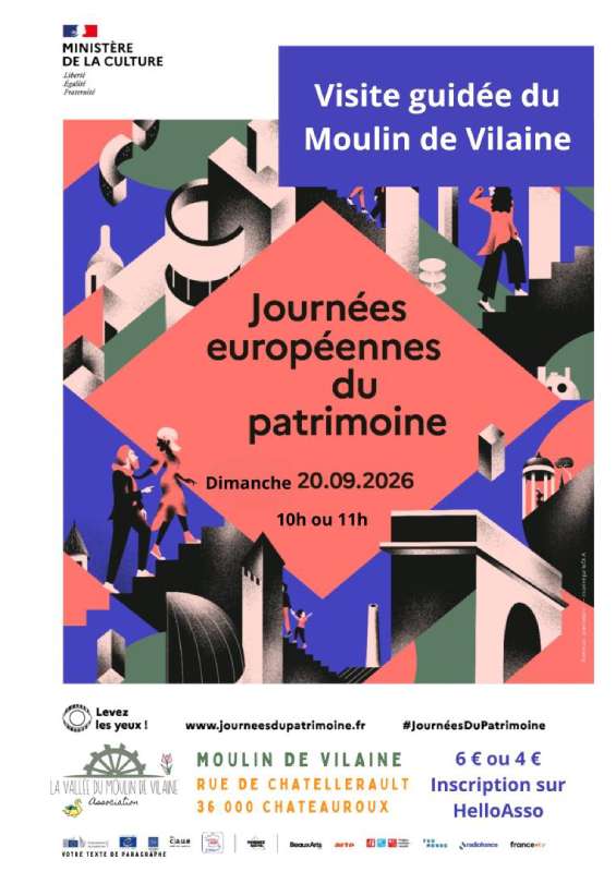 Visites guidées du Moulin de Vilaine - Patrimoine en péril à réinventer