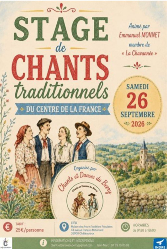 Stage de Chants Traditionnels du Centre France