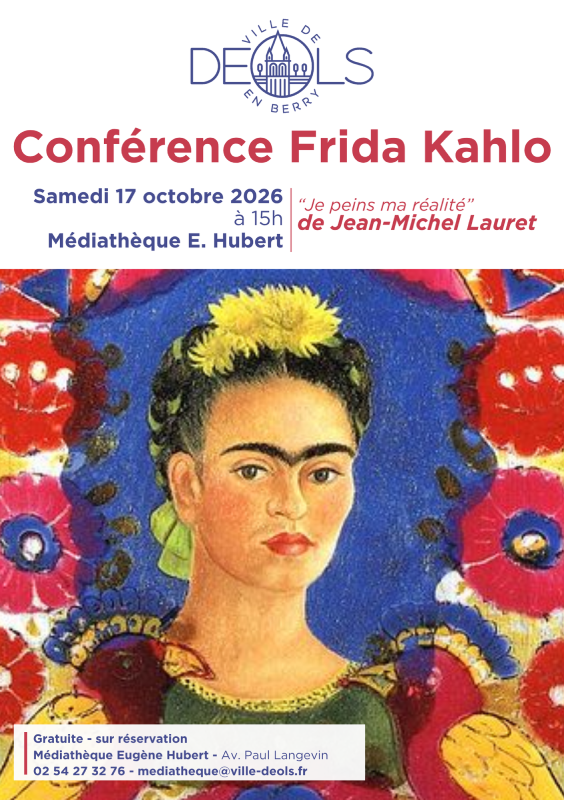 Conférence de Jean-Michel Lauret sur Frida Kahlo « Je peins ma réalité »