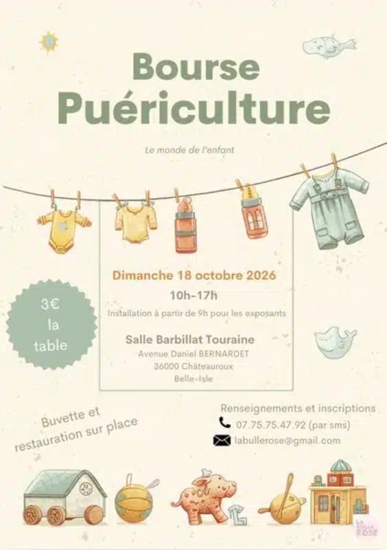 Bourse puériculture – le monde de l’enfant