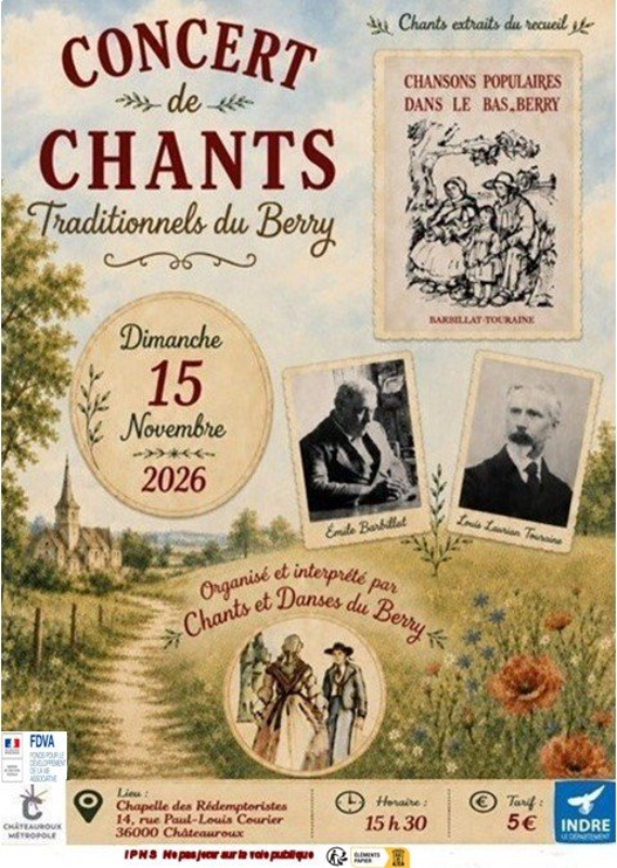 Concert de Chants Traditionnels du Berry