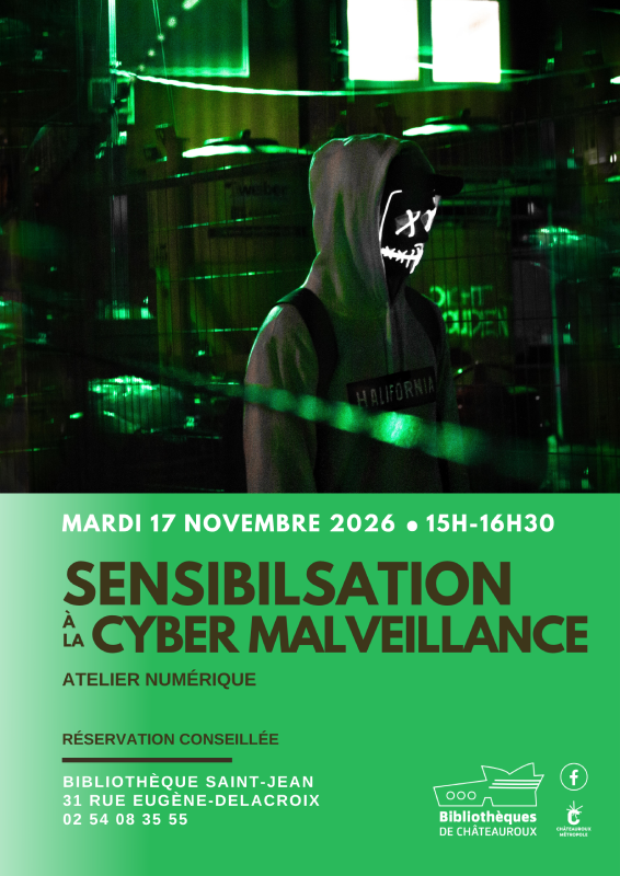 Atelier numérique : Sensibilisation à la cybermalveillance