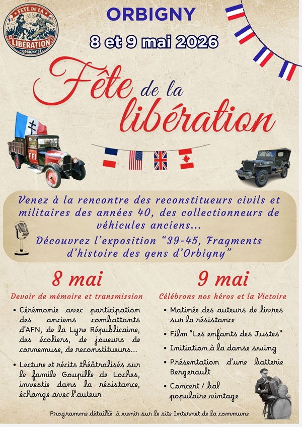 Fête de la libération, Orbigny