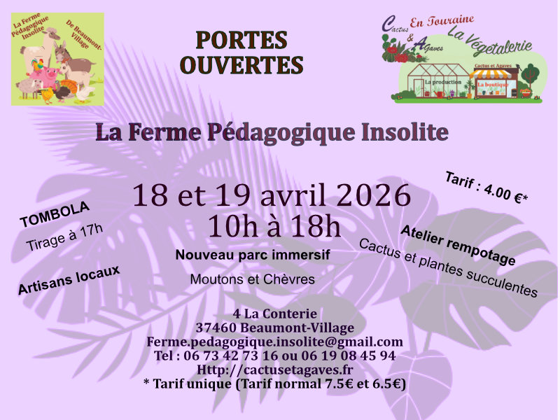 Portes ouvertes de la ferme pédagogique insolite