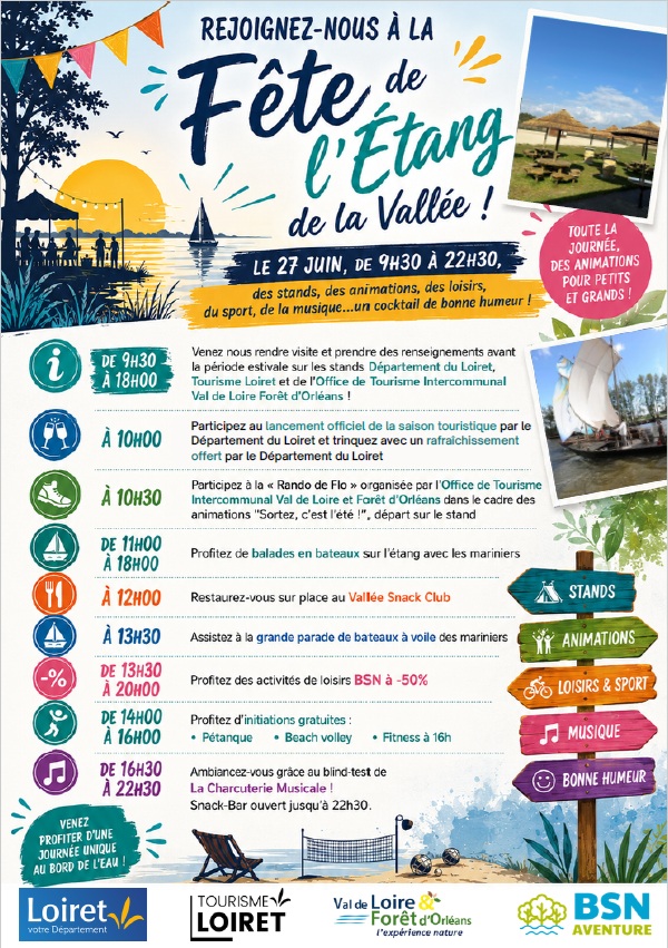 Fête de l'étang de la Vallée, Combreux - photo 2