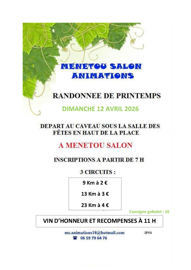 Randonnée de Printemps