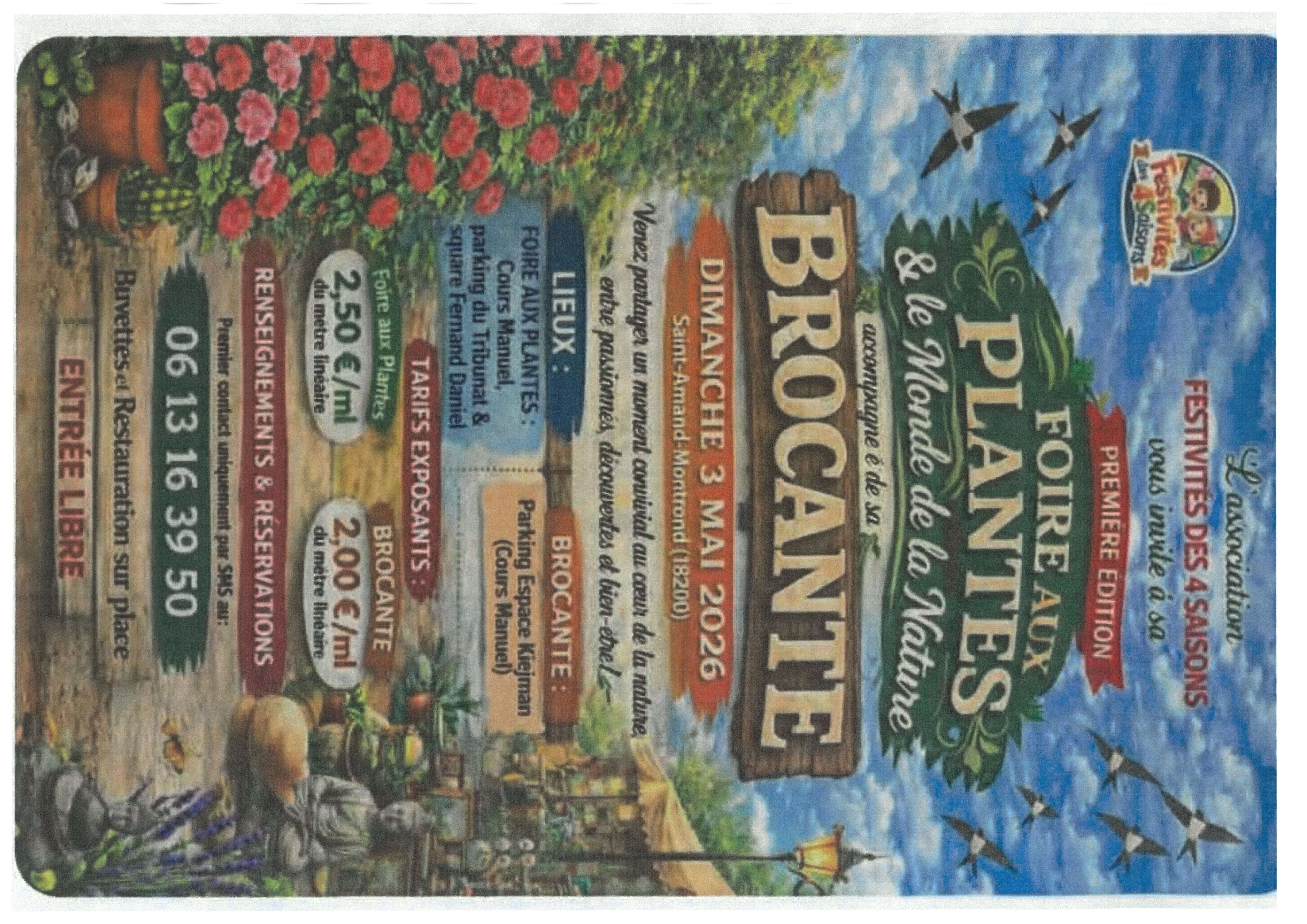 Foire aux plantes et Brocante — visuel événement