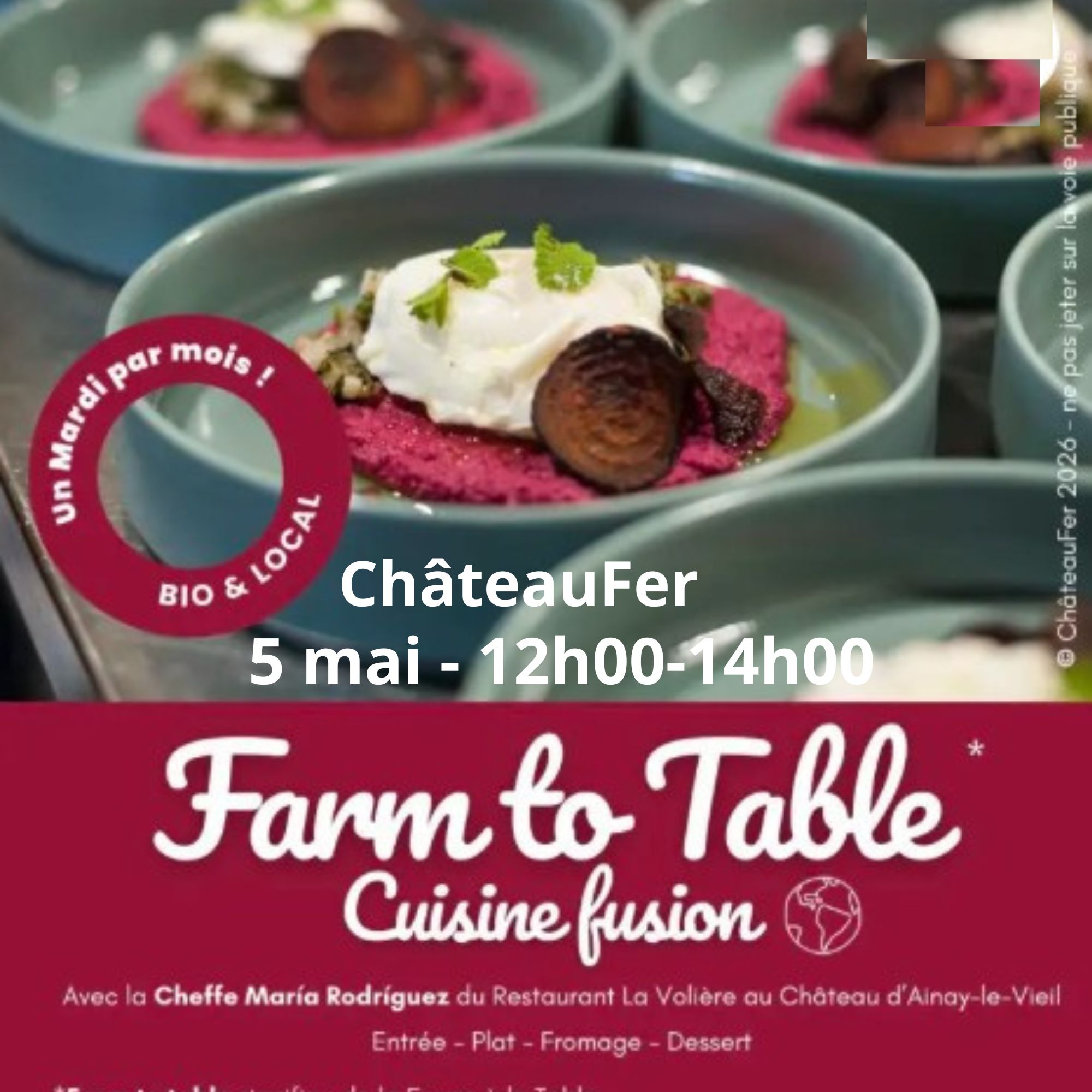 Farm to table — visuel événement