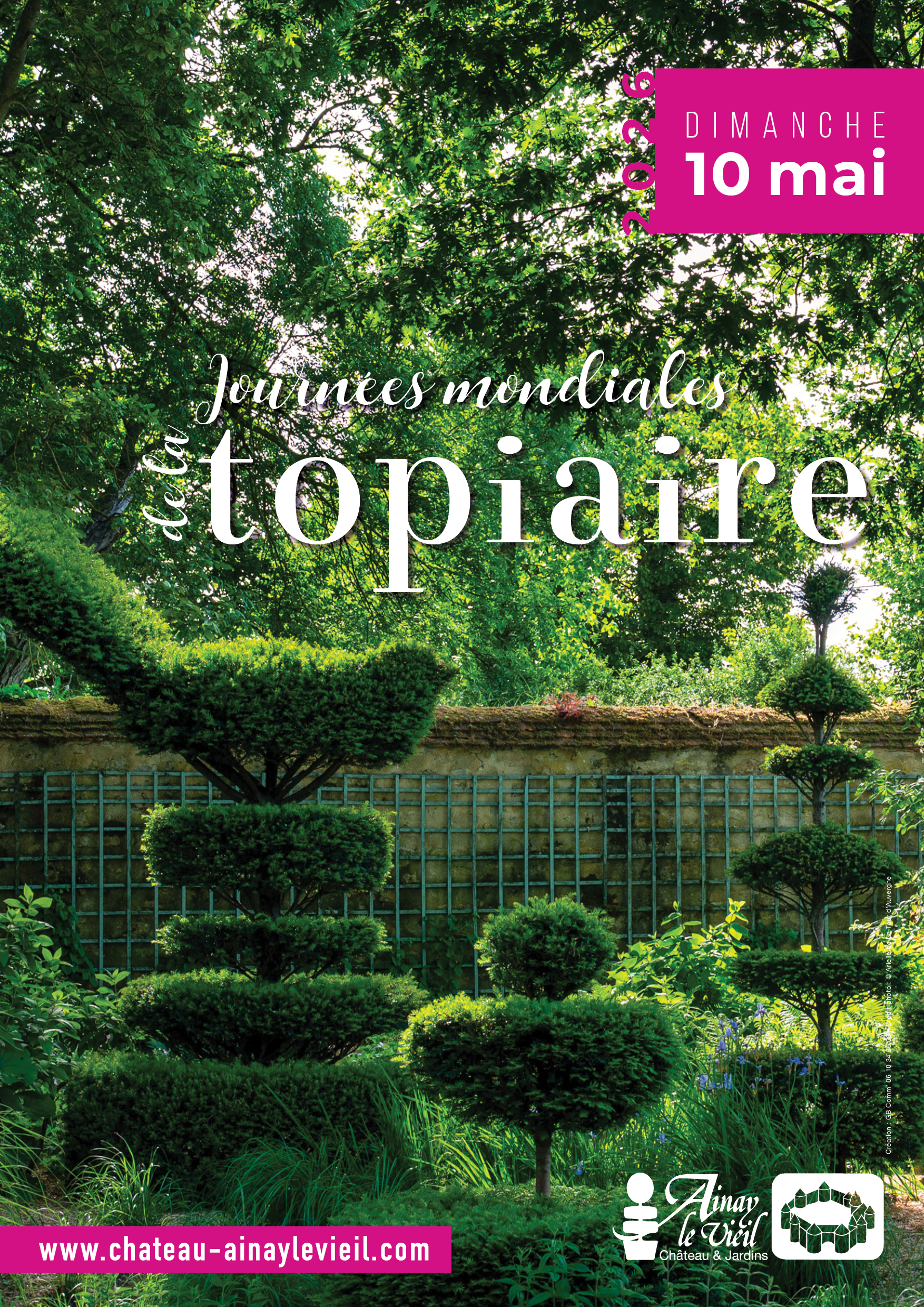 Journées Mondiales de la Topiaire — visuel événement