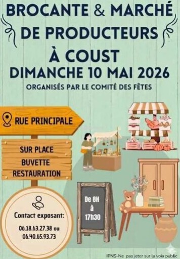 Brocante et marché de producteurs
