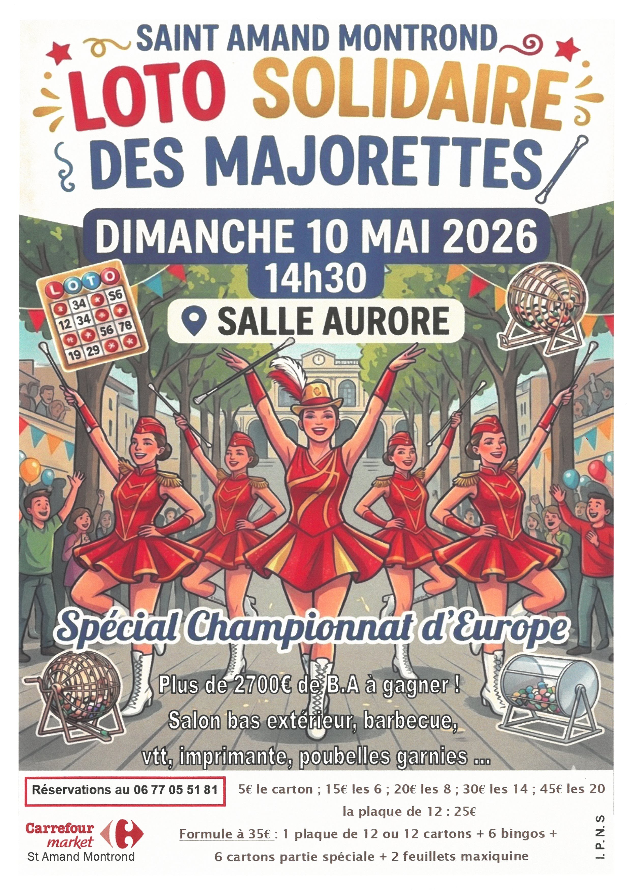 Loto solidaire des majorettes