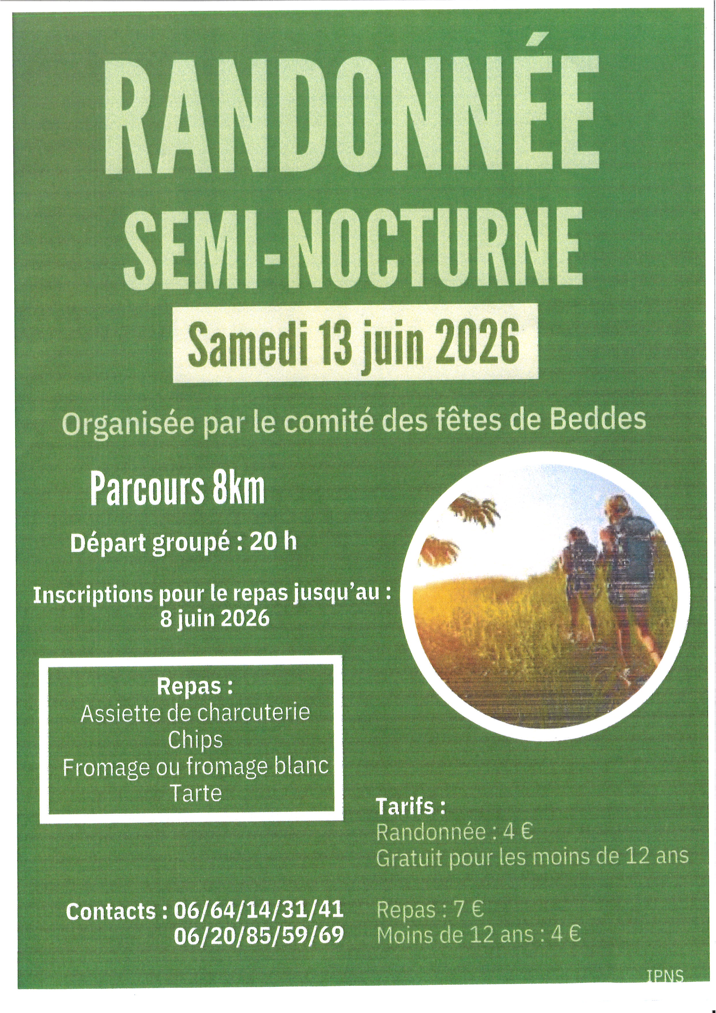 Randonnée semi nocturne