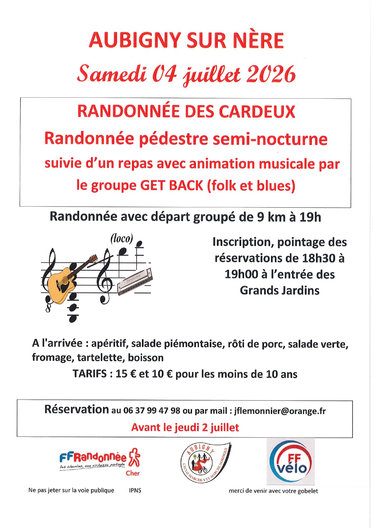 Randonnée des Cardeux