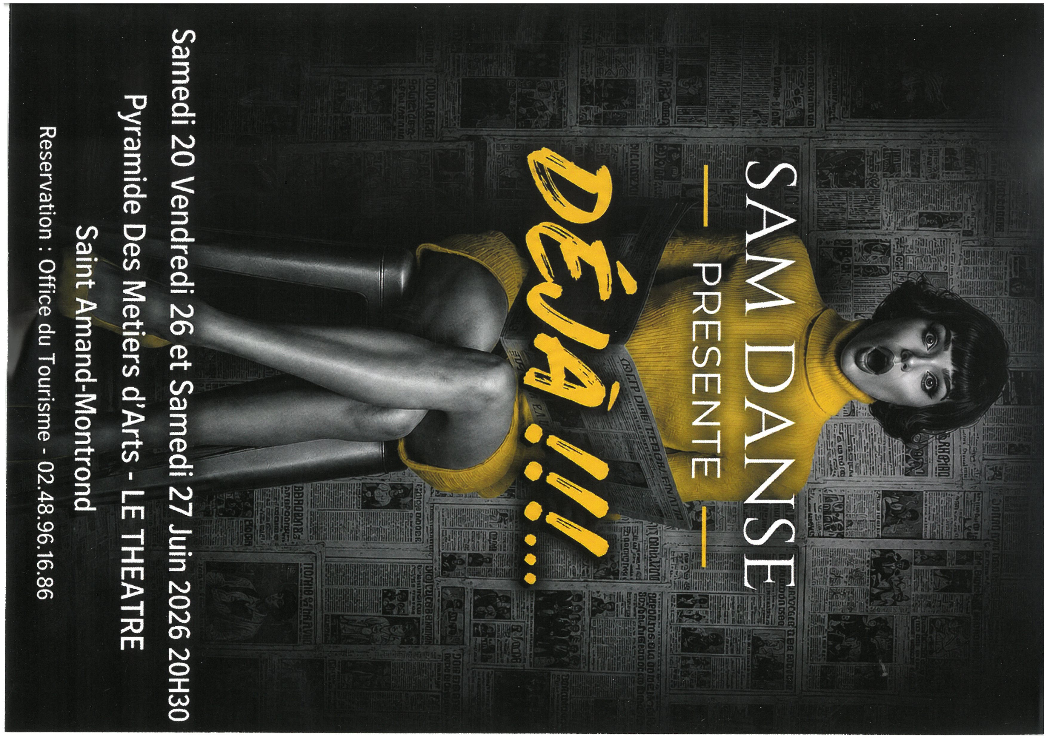 Déjà, spectacle de Sam Danse — visuel événement