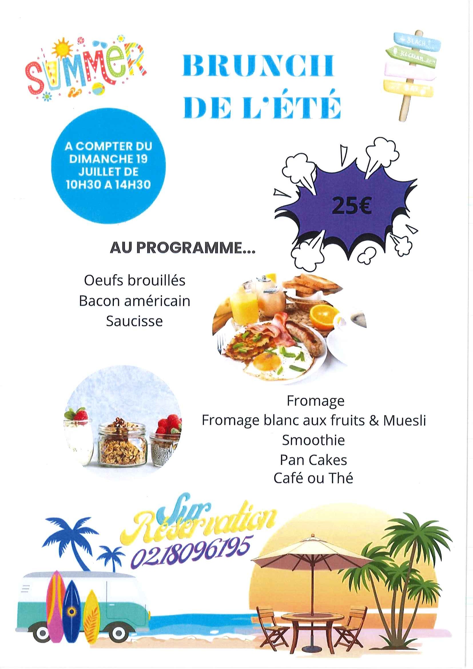 Brunch de l'été — visuel événement