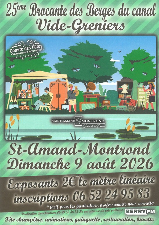 25ème Brocante des Berges du Canal - vide grenier