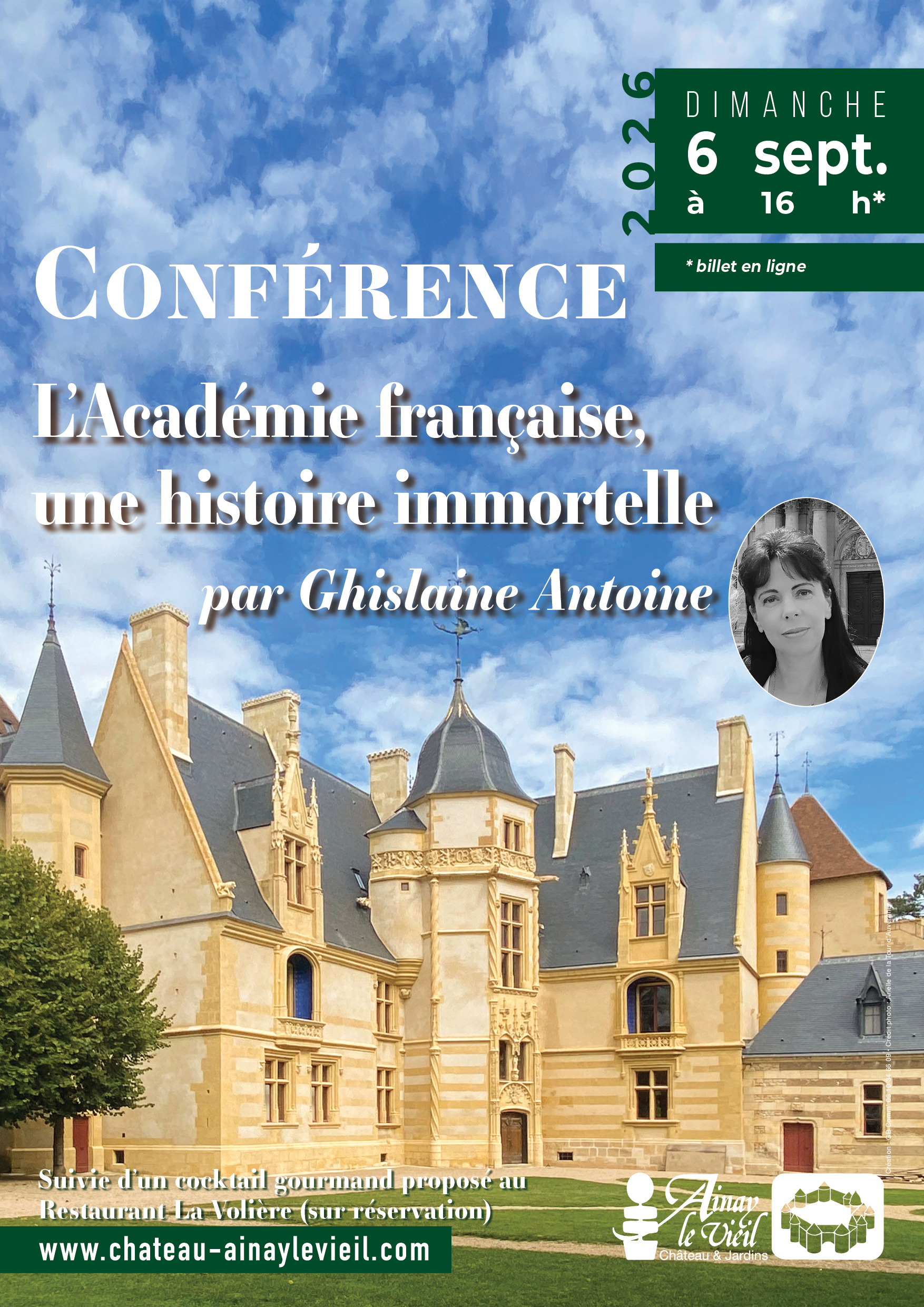 Conférence : L’Académie française, une histoire immortelle — visuel événement