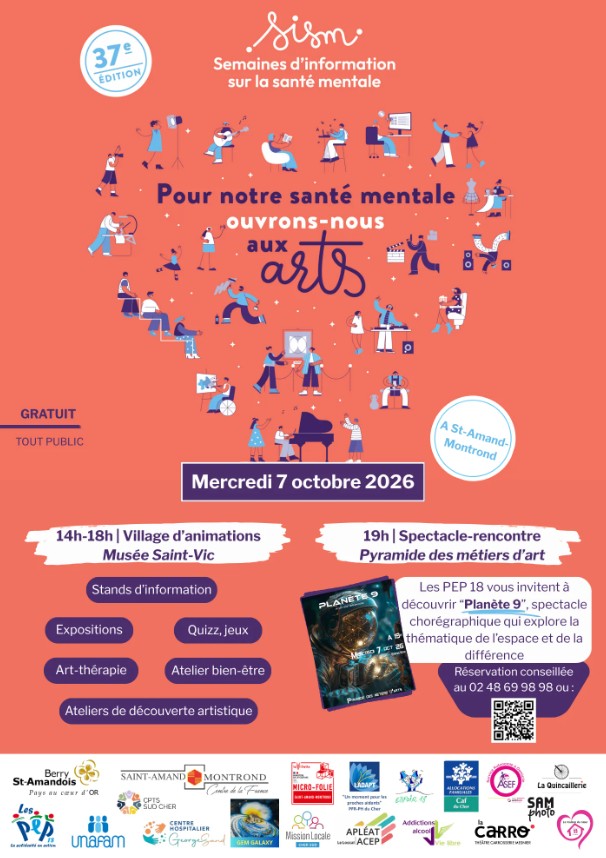 Journée d'échange : "Pour notre santé mentale, ouvrons-nous aux arts" !