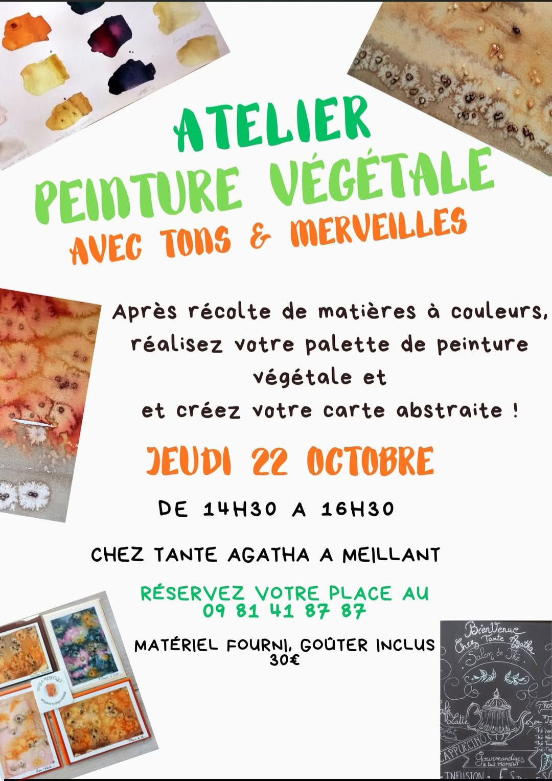 Atelier peinture végétale