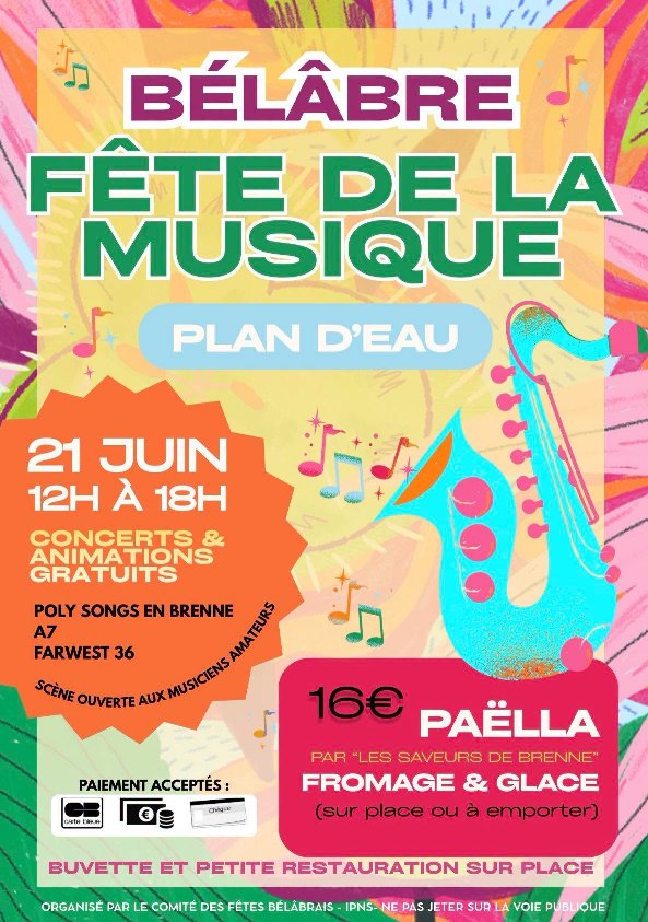 Fête de la musique à Bélâbre