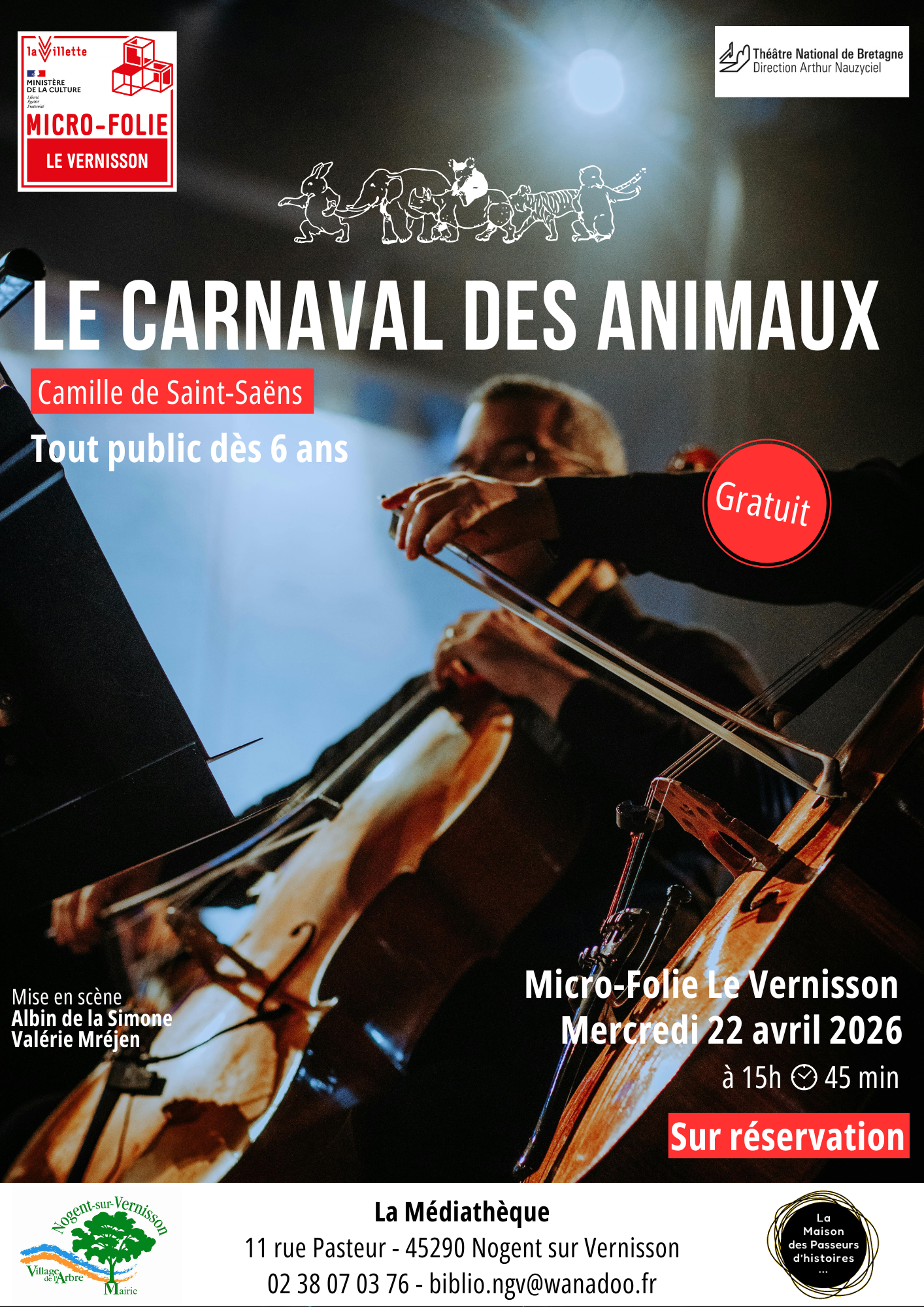 Carnaval des animaux (diffusion spectacle)