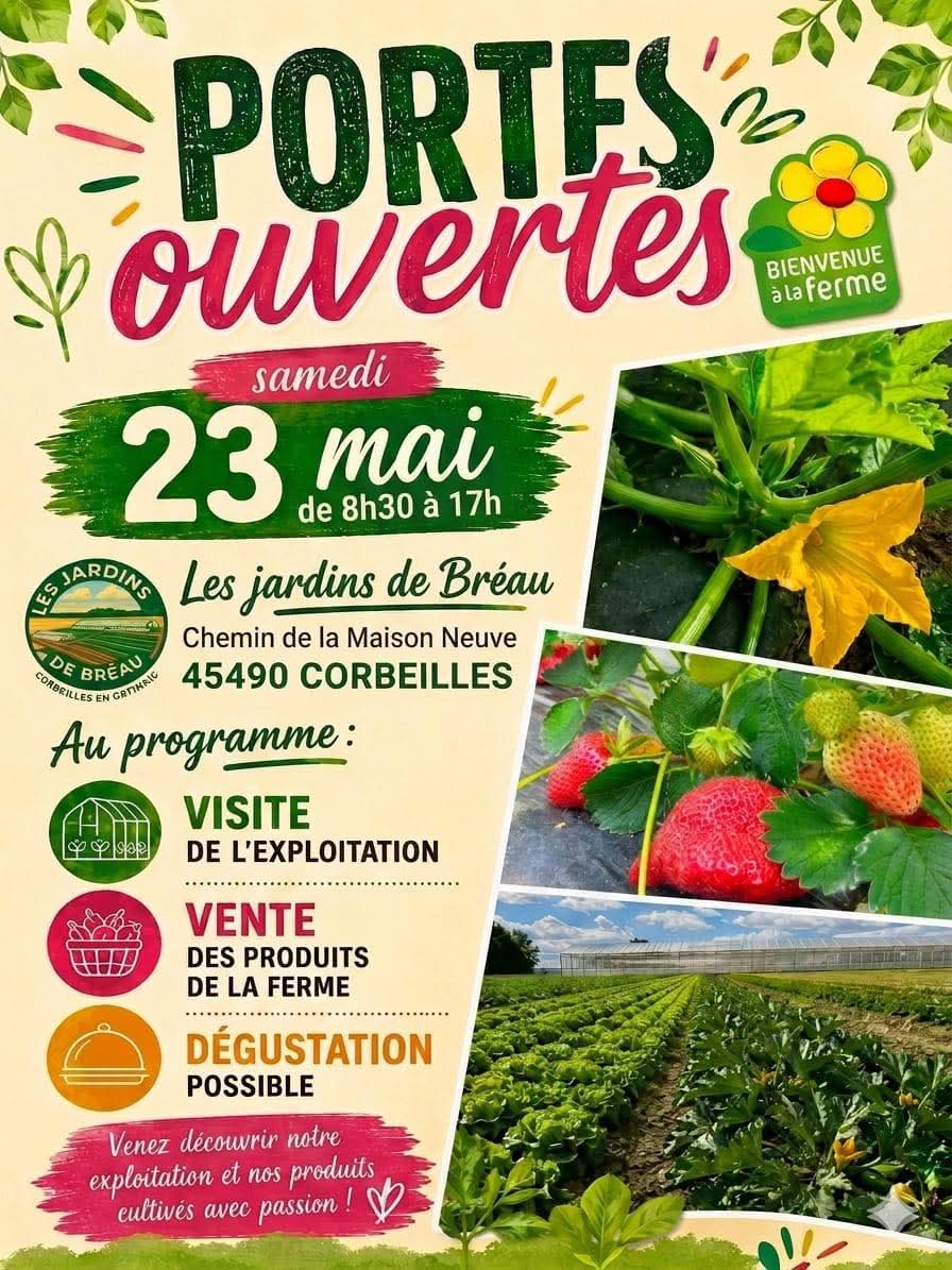 Portes ouvertes - Les Jardins de Bréau — visuel événement