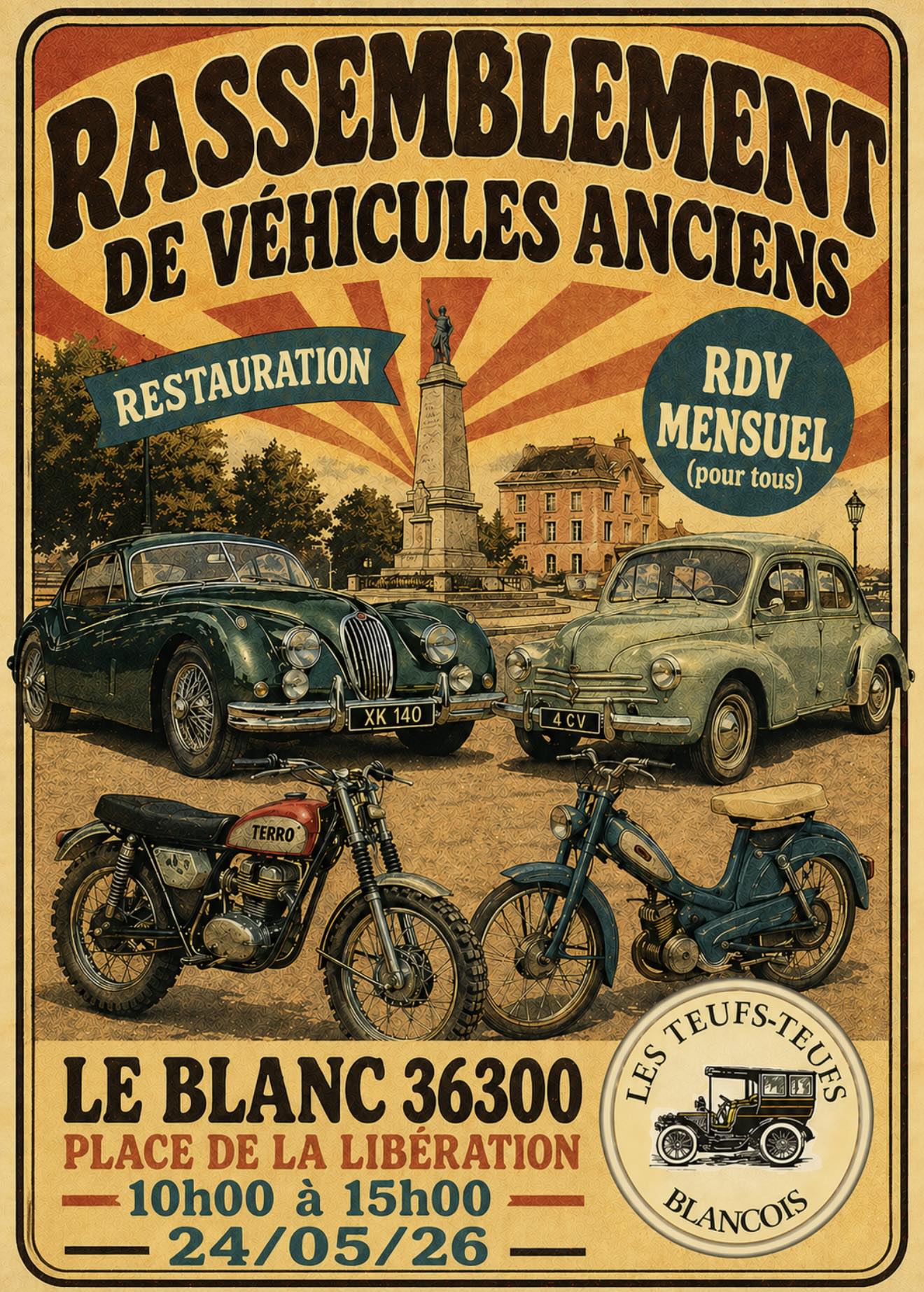 Ressemblement véhicules anciens