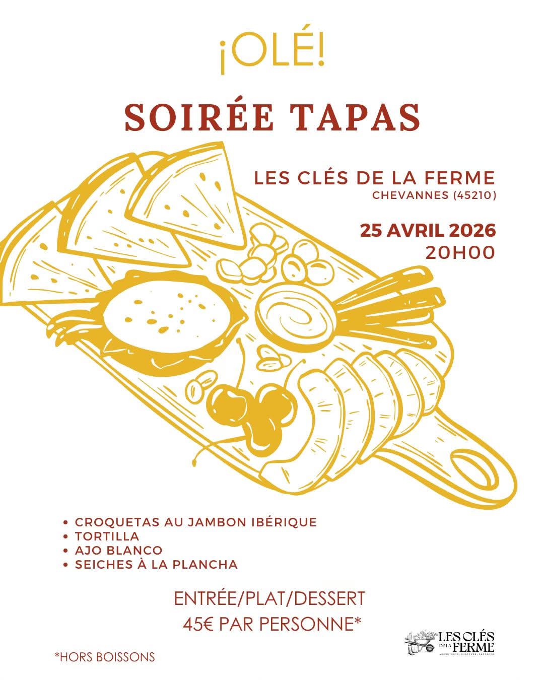 Soirée Tapas — visuel événement
