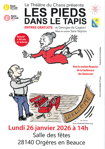 Théâtre interactif "Les Pieds dans le Tapis", Orgères-en-Beauce