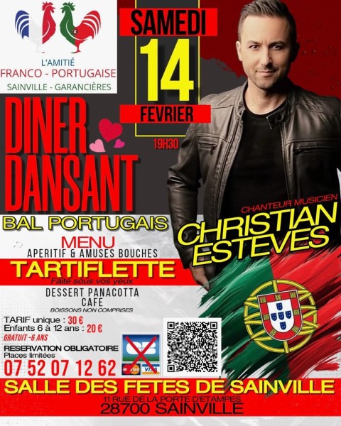 Dîner dansant – Bal portugais avec Christian Esteves
